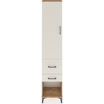 Arges Dolap 3 Raflı 2 Çekmeceli Tek Kapaklı 44x30x221 Çam-aytaşı Atlas Çam
