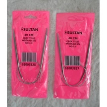 Çelik Telli Misinalı Şiş 40 Cm 3,5 No 4 No 1 Er Adet