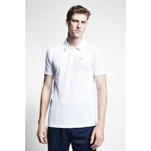 Lescon Erkek Beyaz Polo Yaka Slım Fıt Spor Tshirt Vo23S-1275-23B 001
