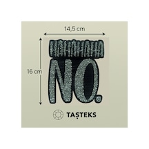 Taşlı Ütülenebilen Veya Sticker Olarak Kullanılabilen ''hahahaha No.'' Yazı Modeli