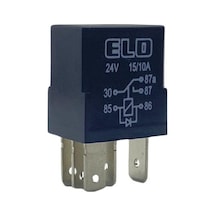 Elo 24v Röle 5 Uçlu Mikro Çift Platin 87a Diotlu