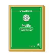 Macrobiome Prelife Prebiyotik Lif içeren Takviye Edici Gıda 15 Saşe