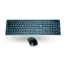 Büro Ev Ofis Bilgisayarı İçin Klasik Kablosuz Wifi Klavye Mouse Seti Diğer