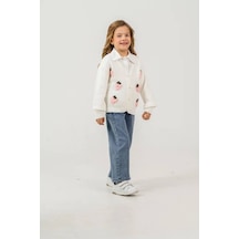 Miss Melinda Kids Çilek İşlemeli Kız 3 Lü Takım 7-10 Yaş - 339850 - Pembe Pembe