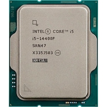 Intel Core İ5 14400f 29.5mb 10çekirdekli Vga Yok 1700p 65w Kutusuz+fansız