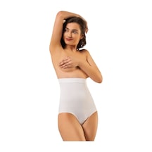 Bonbonetti Chocolate Baby & Kids Dikişsiz Seamless Yüksek Bel Slip Korse St780 Beyaz