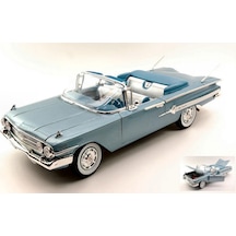 Welly 1960 Chevrolet İmpala 1/18 Model Araba Mavi