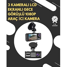 G-sensör Ve Hareket Algılama Destekli 1080p Araç İçi Güvenlik Kamerası