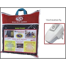 Nutermo 5 M² Keçeli Anahtarlı Elektrikli Halı Altı Isıtıcı