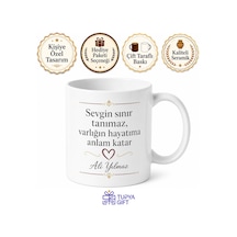 Sınırsız Sevgi Babaya Yazılı Kupa Bardak Babalar Günü Hediyesi Beyaz / Çok Renkli