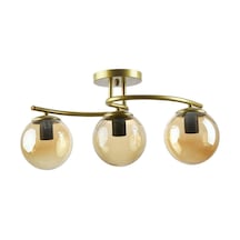 Luna Model Kapalı Glop Camlı Modern Plafonyer Avize 6