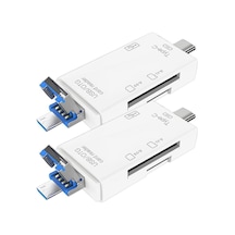 Bbox 6 In 1 Kart Okuyucu Adaptör, Usb-otg Hub Type-c Yd-40
