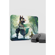 Tighnari Genshin Impact Anime Gacha V2 - 22x18 Gaming Mouse Pad Fare Altlığı