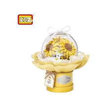 Lz-1299 Loz Ledli Ayçiçeği Buketi 510 Parça Block Oyuncak
