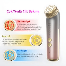 M2 Yüz Masaj Aleti Mikro Akım, Kırmızı Işık, Isı Ve Titreşim Destekli Ev Tipi Cilt Bakım Cihazı