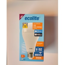 Ecolite Led Şarjlı Ampul A65 9w 3000k E27