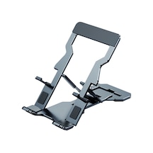 Springsun Selfie Çubuğu Katlanabilir Masa Telefon Standı Telefon Tutucu Braketi Ultra İnce Ve Açı Ayarlanabilir Alüminyum Alaşımlı Beşik Yuvası