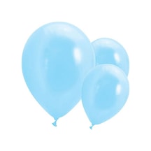 Benim Marifetlerim Metalik Açık Mavi Balon 12 Inch 10 Adet