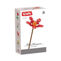 Ctoys Flower Arrangement Mini Blok Kapok Flower - Ctoy-749