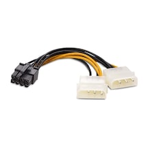8 Pin Pcıe To 2 X Ide Molex Power Kablosu Ekran Kartı Power Kablo 30cm