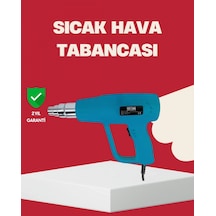 2 Kademeli Güçlü Sıcak Hava Tabancası 380 500 Isı Ayarı