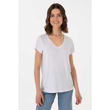 U.s. Polo Assn. Kadın T-shirt G082sz011-000-2075766 Beyaz