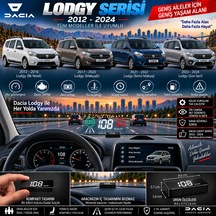 Dacia Lodgy 2021-2026 Modeller İçin Head Up Display Hayalet Gösterge Ekranı Ön Cam Hız Göstergesi