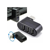 3 Port 360 Dirsek Usb Hub Çoğaltıcı Çoklayıcı Usb 2.0 Çoklama