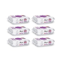 Sleepy Easy Clean Orkide Bahçesi Yüzey Temizlik Havlusu Mendili 6x100 600 Yaprak Açık Bej