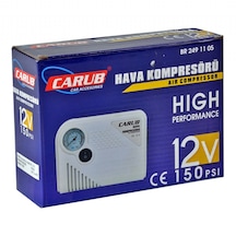 Carub 12V 150 Psi Yassı Beyaz Hava Kompresörü BR2491105