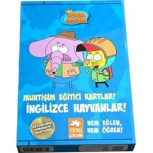Kral Şakir Muhtişim Eğitici Kartlar Ingilizce Hayvanlar - Eksik P