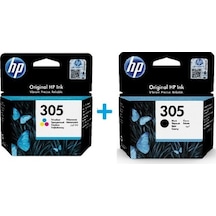 HP 305 Renkli ve Siyah 2'li Set Kartuş