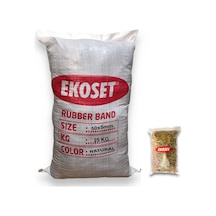 Kauçuk Geniş Paket Lastiği 50x5mm 25 Kg