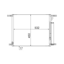 Mahle Ac707000s Klima Radyatörü Kondenser Chevrolet Aveo Al/al 515x428x16 96878657-94838817-95227757