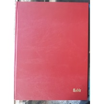 Ticari Defter Kebir 25 Cmx35 Cm 350 Yp Sert Kapak 90 Gr Kağıt