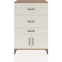 Hyperion Dolap 3 Çekmeceli 2 Kapaklı 88x44x134 Çam-aytaşı Çam