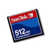 Sandisk 512 MB Compact Flash Hafıza Kartı