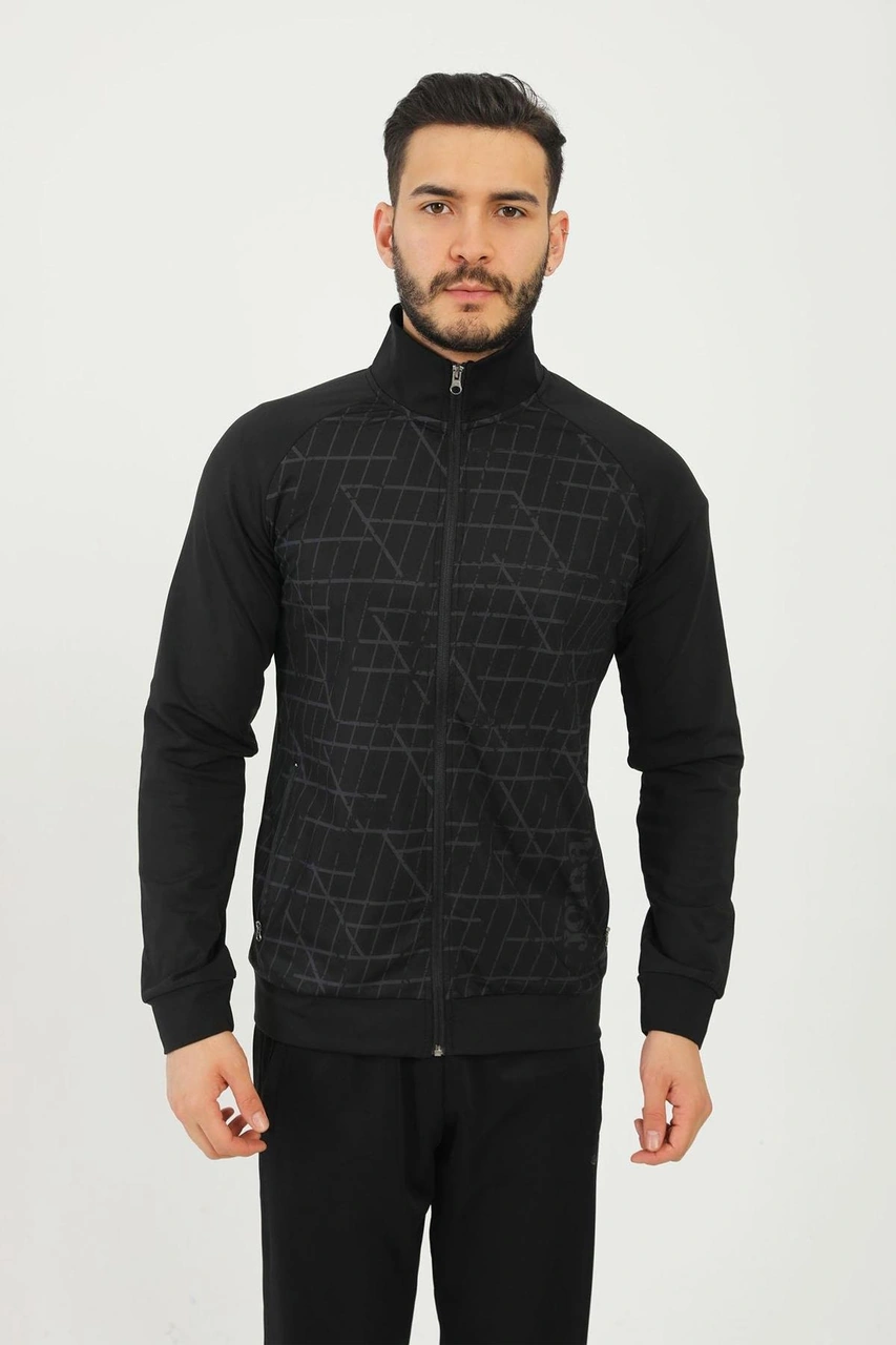 Joma Dark Full Zıp Sweat Siyah