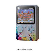 Taşınabilir Mini El Oyun Konsolu 500 Oyunlu Bluetooth Bağlantılı Gri Renk Gamepad
