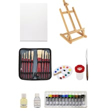 Canson Figueras 19x25cm Blok 290gr 10 Yp Daler Rowney Simply Çantalı Fırça Seti Yağlı Boya Gereçleri