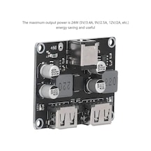 2 Usb Dc Dönüştürücü, Dc Dönüştürücü Hızlı Hızlı Şarj Devre Kartı, Usb Cep Telefonu Şarj Kartı, Çoklu Hızlı Doldurma Protokolleri İçin