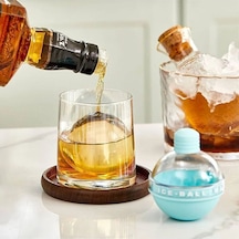 Yuvarlak Küre Buz Kalıbı Viski Kola Kahve Buz Kalıbı Bar Küre Hediyelik Şekilli Buz Kalıbı Silikon Diğer