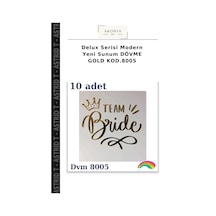 Delux Serisi Modern Yeni Sunum Dövme Gold Kod.8005