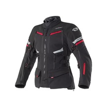 Clover Gts-5 Korumalı Kadın Motosiklet Montu Siyah