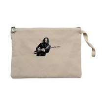 Metallica Kirk Hammett Krem Clutch Astarlı Cüzdan / El Çantası Krem