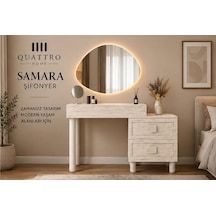Samara Makyaj Masası Krem