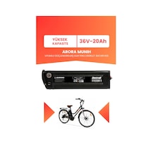 Arora Munıh Uyumlu 36v 20ah Elektrikli Bisiklet Bataryası Siyah