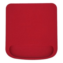 Kaymaz Yumuşak Sünger Bilek Destekli MousePad Kırmızı