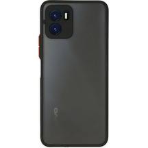Newface - 626 - Vivo Y15s Kılıf Montreal Silikon Kapak - Kmrsfres - - Siyah