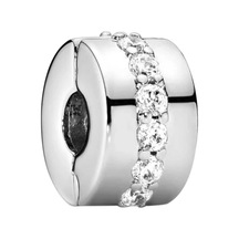 Nur Silver Taşlı Durdurucu Gümüş Charm Nur-bl00099